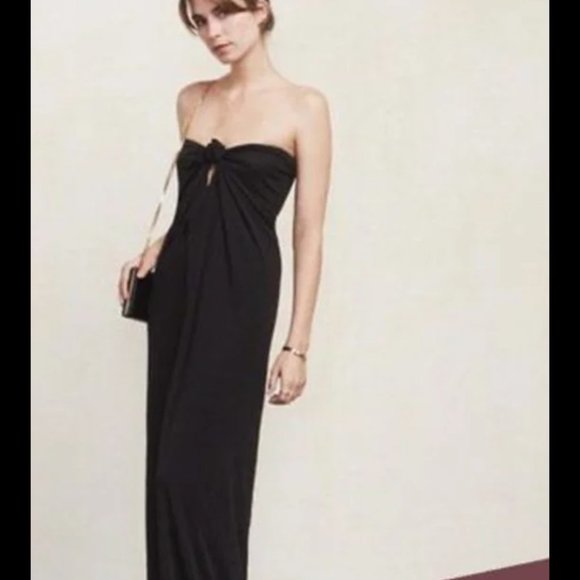 Reformation Tina Dress in Chocolate - New with tag - Picture 1 of 5